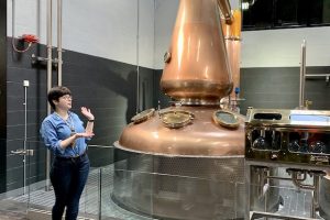 Photo of whiskey vats in the Dublin Liberties Distillery